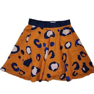 3.1 PHILLIP LIM FOR TARGET Size 8 Cheetah Leopard Pattern Skirt Back Zipper